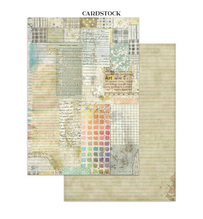 SBJK14 - Stamperia - Stickers, cut-outs, backgrounds Daisy Art - Junk journal - Detail 6