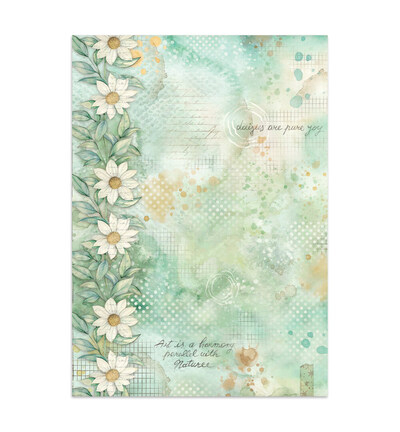 SBJK14 - Stamperia - Stickers, cut-outs, backgrounds Daisy Art - Junk journal - Detail 17