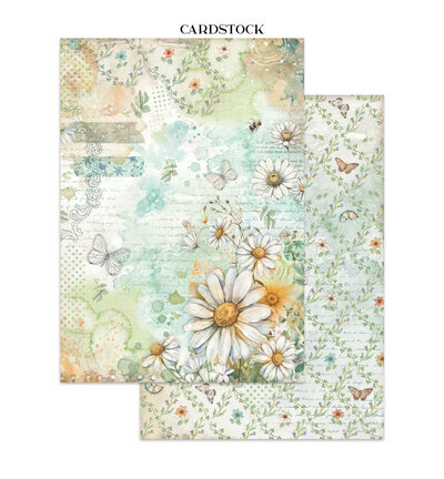 SBJK14 - Stamperia - Stickers, cut-outs, backgrounds Daisy Art - Junk journal - Detail 18