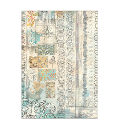 SBJK14 - Stamperia - Stickers, cut-outs, backgrounds Daisy Art - Junk journal - Detail 23