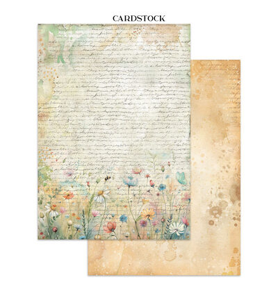 SBJK14 - Stamperia - Stickers, cut-outs, backgrounds Daisy Art - Junk journal - Detail 28