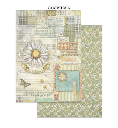 SBJK14 - Stamperia - Stickers, cut-outs, backgrounds Daisy Art - Junk journal - Detail 31