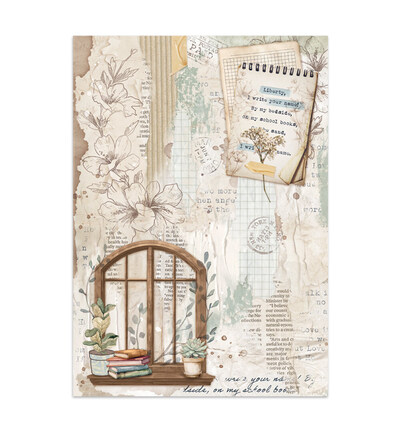 SBJK15 - Stamperia - Stickers, cut-outs, backgrounds Secret Diary - Junk journal - Detail 4