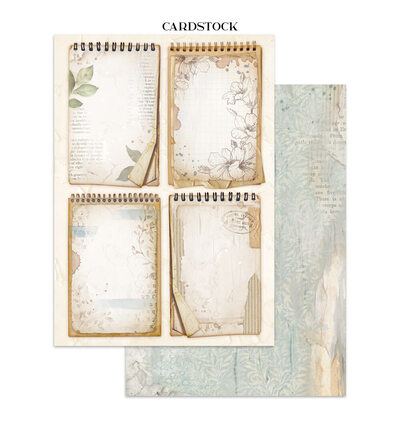 SBJK15 - Stamperia - Stickers, cut-outs, backgrounds Secret Diary - Junk journal - Detail 11