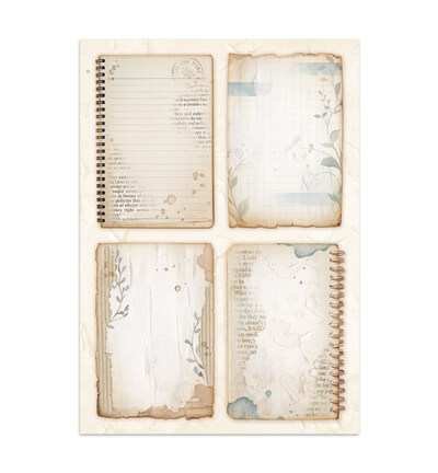 SBJK15 - Stamperia - Stickers, cut-outs, backgrounds Secret Diary - Junk journal - Detail 15