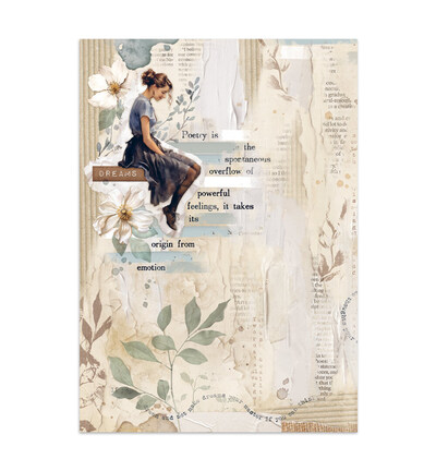 SBJK15 - Stamperia - Stickers, cut-outs, backgrounds Secret Diary - Junk journal - Detail 21