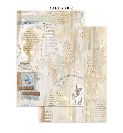 SBJK15 - Stamperia - Stickers, cut-outs, backgrounds Secret Diary - Junk journal - Detail 30