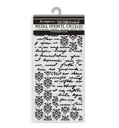 KSTDL148 - Stamperia - Seal and writings - Thick stencil - Detail 1