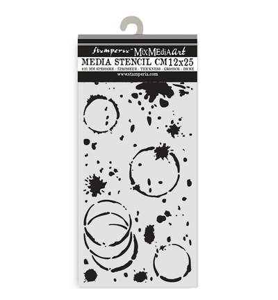 KSTDL149 - Stamperia - Ink splatter - Thick stencil - Detail 1