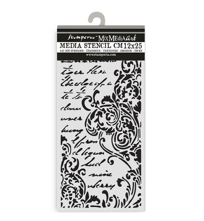 KSTDL152 - Stamperia - Frieze with lettering - Thick stencil - Detail 1