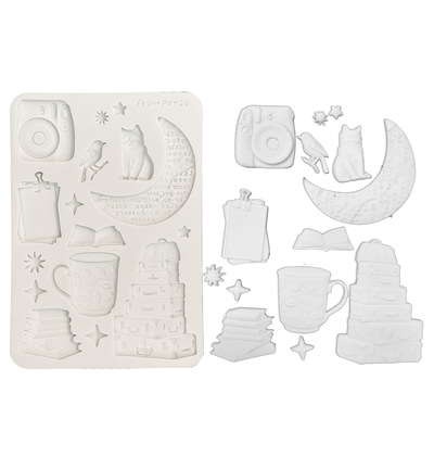 KACMA605 - Stamperia - Secret Diary - Silicon mould - Detail 1