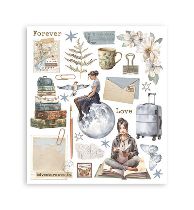 DFLRBXG02 - Stamperia - Rub on selection Secret Diary - Rub on selection - Detail 5