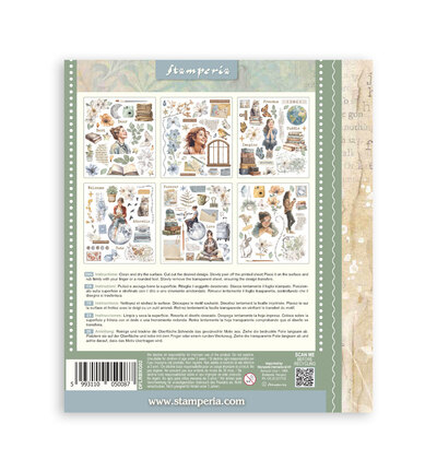 DFLRBXG02 - Stamperia - Rub on selection Secret Diary - Rub on selection - Detail 7