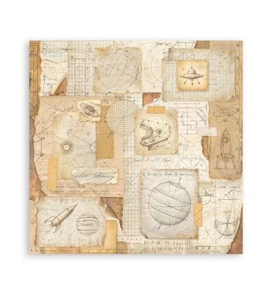 SBBXLB35 - Stamperia - Maxi Bloc 22 feuilles simple face - Scrapbooking Pads - Detail 1