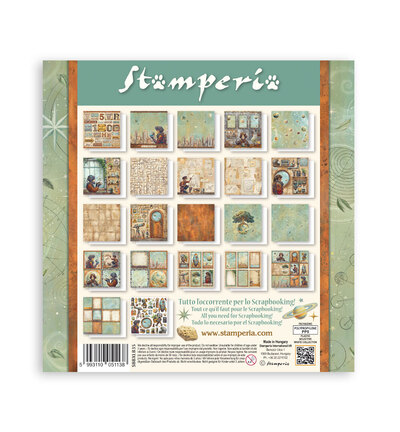 SBBXLB35 - Stamperia - Maxi Bloc 22 feuilles simple face - Scrapbooking Pads - Detail 16
