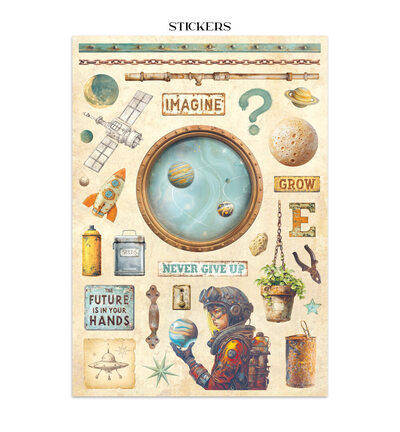 SBJK16 - Stamperia - Junk Journal 16 pages art journal - Junk Journal - Detail 1