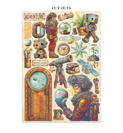 SBJK16 - Stamperia - Junk Journal 16 pages art journal - Junk Journal - Detail 9