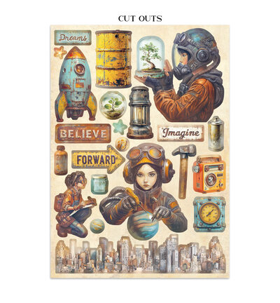 SBJK16 - Stamperia - Junk Journal 16 pages art journal - Junk Journal - Detail 10