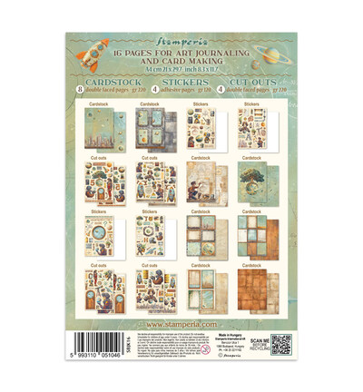 SBJK16 - Stamperia - Junk Journal 16 pages art journal - Junk Journal - Detail 18