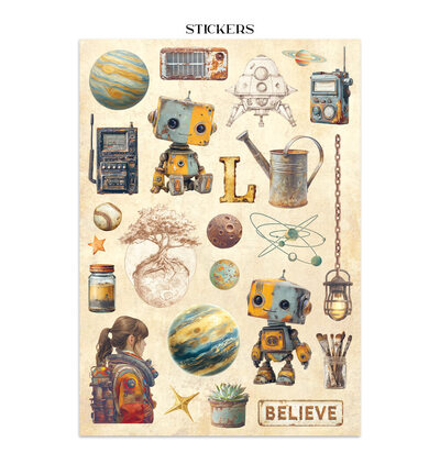 SBJK16 - Stamperia - Junk Journal 16 pages art journal - Junk Journal - Detail 26