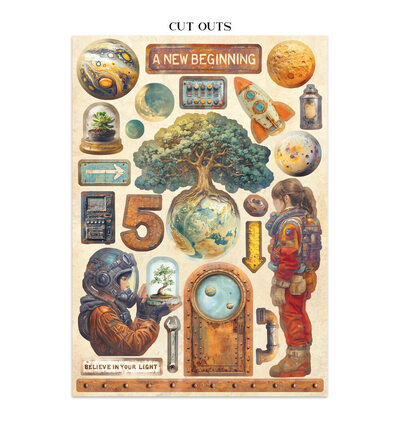 SBJK16 - Stamperia - Junk Journal 16 pages art journal - Junk Journal - Detail 28