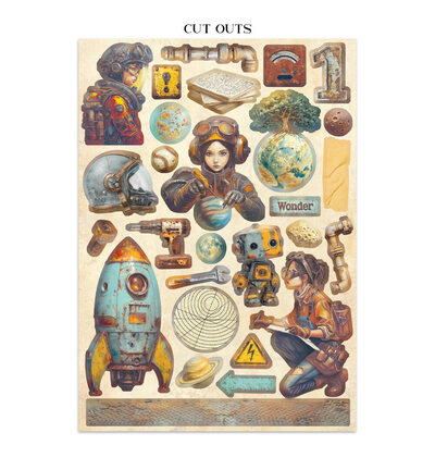 SBJK16 - Stamperia - Junk Journal 16 pages art journal - Junk Journal - Detail 29