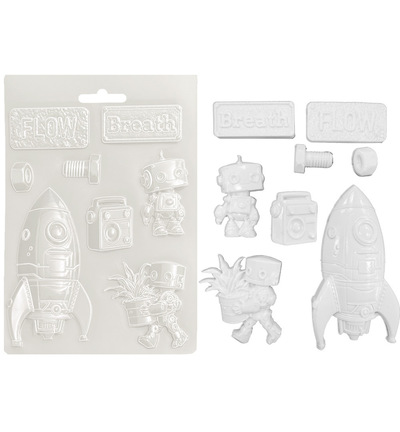 K3PTA5679 - Stamperia - Moule A5 Soft silicone - Moules - Detail 2