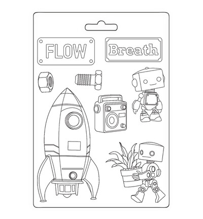 K3PTA5679 - Stamperia - Moule A5 Soft silicone - Moules - Detail 3