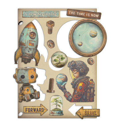 KLSP197 - Stamperia - Formes en bois découpe laser A5 - Formes en bois - Detail 2