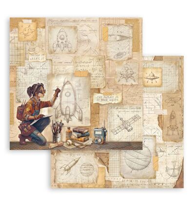 SBBL184 - Stamperia - Bloc Scrapbooking grand 10 feuilles - Scrapbooking Pads - Detail 21