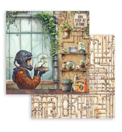 SBBS140 - Stamperia - Bloc Scrapbooking petit 10 feuilles - Scrapbooking Pads - Detail 17