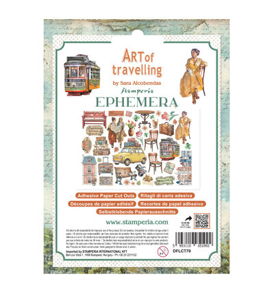 DFLCT79 - Stamperia - Ephemera autocollant 39 pièces - Ephemera - Detail 2