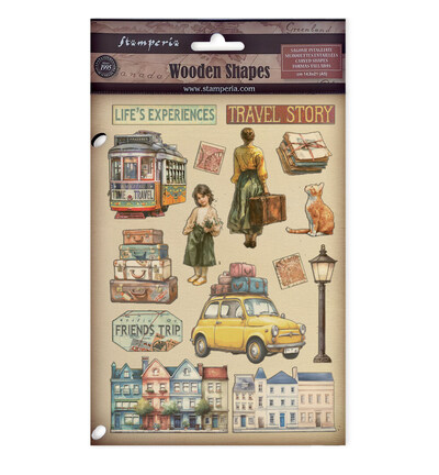 KLSP199 - Stamperia - Formes en bois laser A5 - Formes en bois - Detail 1