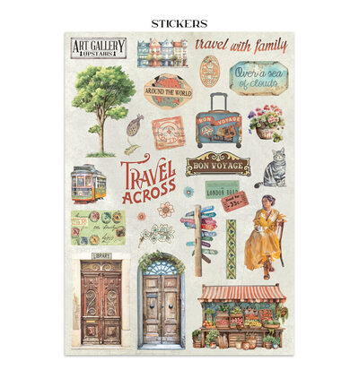 SBJK18 - Stamperia - Junk Journal 16 pages - Junk Journal - Detail 1