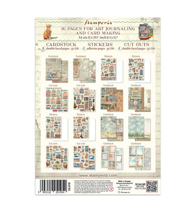 SBJK18 - Stamperia - Junk Journal 16 pages - Junk Journal - Detail 18