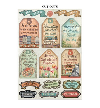 SBJK18 - Stamperia - Junk Journal 16 pages - Junk Journal - Detail 28