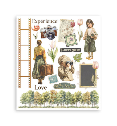 DFLRBXG05 - Stamperia - Sélection Rub On 6 pages - Rub Ons - Detail 1