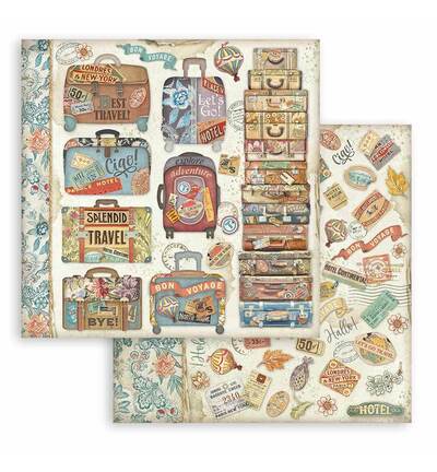 SBBL164 - Stamperia - Bloc Scrapbooking grand 22 feuilles - Scrapbooking Pad - Detail 1