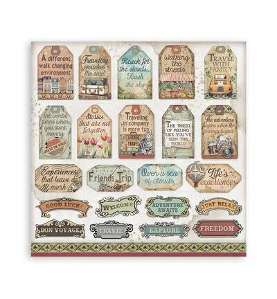 SBBL164 - Stamperia - Bloc Scrapbooking grand 22 feuilles - Scrapbooking Pad - Detail 10