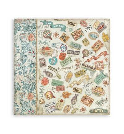 SBBS120 - Stamperia - Bloc Scrapbooking petit 10 feuilles - Scrapbooking Pad - Detail 3