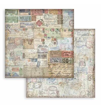 SBBS120 - Stamperia - Bloc Scrapbooking petit 10 feuilles - Scrapbooking Pad - Detail 4