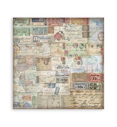 SBBS120 - Stamperia - Bloc Scrapbooking petit 10 feuilles - Scrapbooking Pad - Detail 5