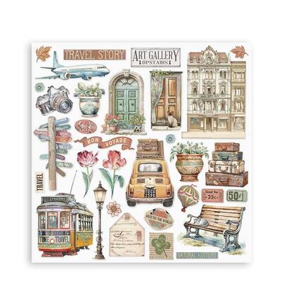 SBBS120 - Stamperia - Bloc Scrapbooking petit 10 feuilles - Scrapbooking Pad - Detail 7