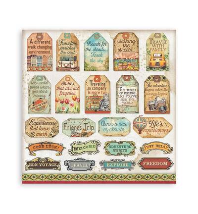 SBBS120 - Stamperia - Bloc Scrapbooking petit 10 feuilles - Scrapbooking Pad - Detail 10