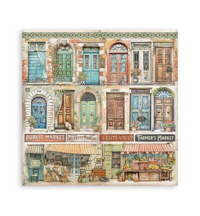 SBBS120 - Stamperia - Bloc Scrapbooking petit 10 feuilles - Scrapbooking Pad - Detail 16