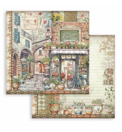 SBBS120 - Stamperia - Bloc Scrapbooking petit 10 feuilles - Scrapbooking Pad - Detail 18