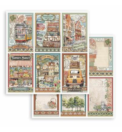 SBBS120 - Stamperia - Bloc Scrapbooking petit 10 feuilles - Scrapbooking Pad - Detail 21