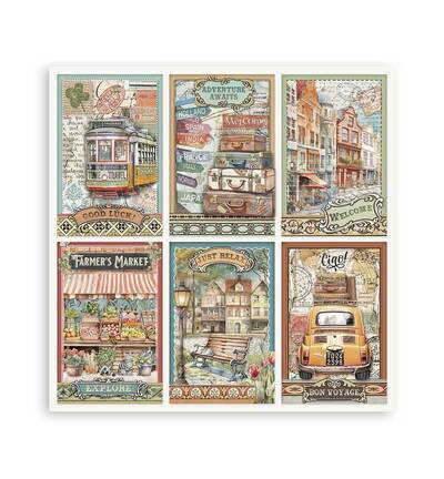 SBBS120 - Stamperia - Bloc Scrapbooking petit 10 feuilles - Scrapbooking Pad - Detail 22