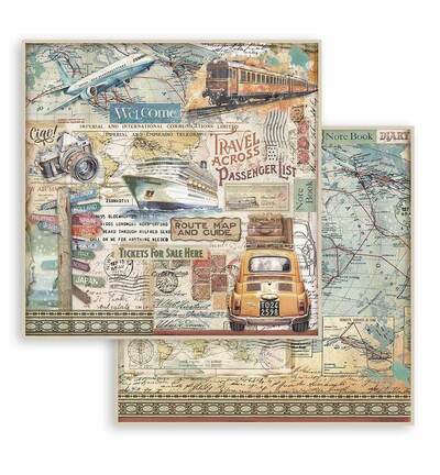 SBBS120 - Stamperia - Bloc Scrapbooking petit 10 feuilles - Scrapbooking Pad - Detail 33