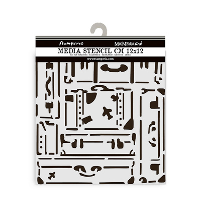 KSTDS05 - Stamperia - Petit pochoir flexible - Sjabloon - Detail 1 KSTDS05 - Stamperia - Petit pochoir flexible - Sjabloon - Detail 1